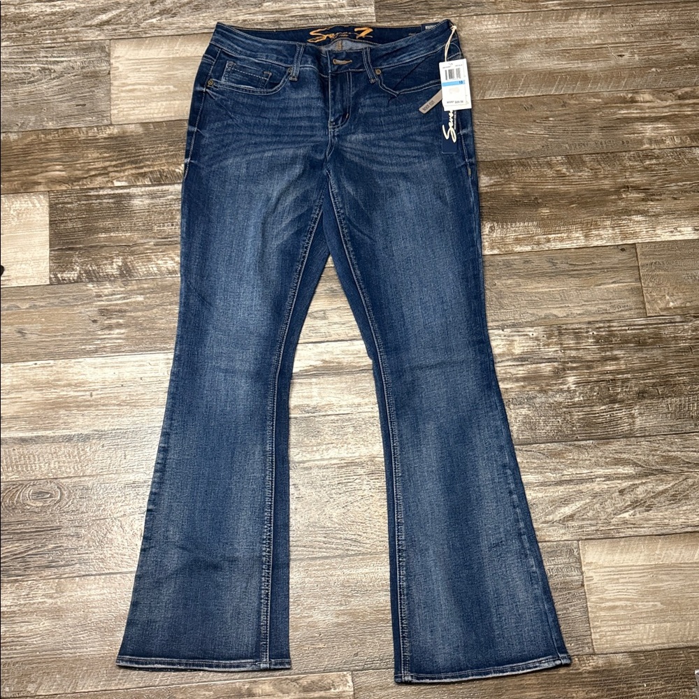 Women’s NEW Seven7 Dark Blue Flare Jeans Size10